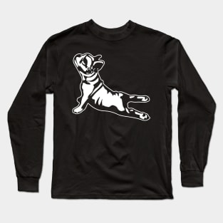 French Bulldog Yoga Long Sleeve T-Shirt